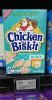 Chicken in a Biskit Ranch Baked Snack Crackers