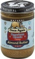 Almond Butter - Creamy - No-Stir