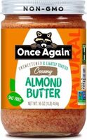 Almond Butter - Lightly Toasted - Creamy - Unsweetened & Salt Free