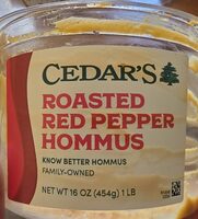 Roasted Red Pepper Hommus