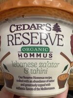Organic Hommus Labanese Za’atar & Tahini