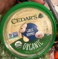Organic Hommus Garlic Lovers