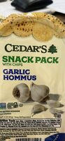 Snack Pack with Chips Garlic Hommus