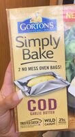 Gortons simply bake cod garlic butter