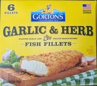 Roasted Garlic & Italian Herb Breaded Fish Fillets