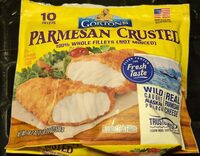 Parmesan Crusted Breaded Fish Fillets