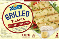 Grilled Tilapia, Roasted Garlic & Butter