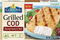 Roasted garlic & herb grilled cod
