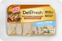 Deli fresh rotisserie seasoned chicken breast