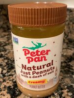 Creamy peanut butter Natural