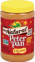 Natural creamy peanut butter spread