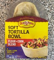 Flour And Corn Blend Soft Tortilla Bowl 8 Count