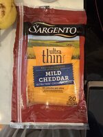 Natural Cheese Mild Cheddar Ultra Thin Cheddar Cheese
