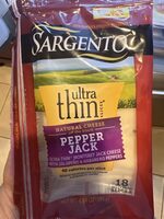Ultra Thin Sliced Pepper Jack Cheese