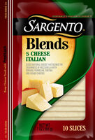 Parmesan, Fontina And Asiago Cheese, 5 Cheese Italian