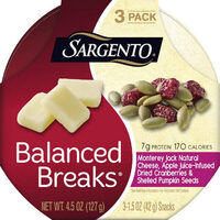 Balanced breaks monterey jack cheese