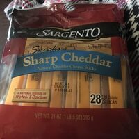 Sharp cheddar cheese sticks