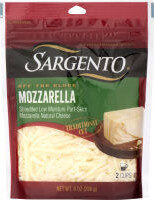 MOZZARELLA Shredded Low Moisture Part-Skim Mozzarella Cheese