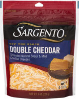 Double Cheddar Shredded Sharp & Mild Cheddar Cheese