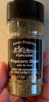 Popcorn dust with no salt