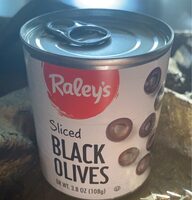Ripe Black Olives, Sliced