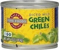 Mild diced green chiles