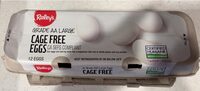 12 Eggs Grade Aa Large Cage Free