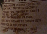 Organic Refined Coconut Oil