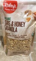 Purely made organic oats & honey granola