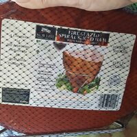 Fire glazed spiral sliced ham