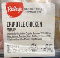Chipotle Chicken Wrap