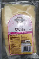Natural Swiss Sliced Cheese