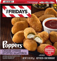 Cream cheese frozen stuffed jalapenos poppers