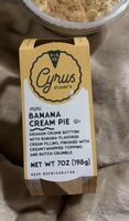 Banana cream pie