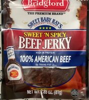 Sweet n spicy beef jerky