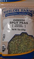 Shiloh green organic non global split peas