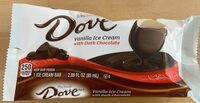 Vanilla Ice Cream with Dark Chocolate Bar