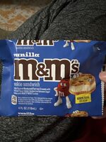 M&M's Vanilla Cookie Sandwich