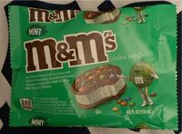 M&M’s cookie sandwich mint