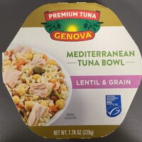 Mediterranean Tuna Bowl Lentil & Grain