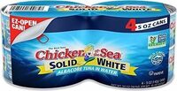 Solid White Albacore Tuna In Water