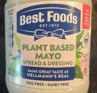 Plant Based Mayo Spread & Dressing