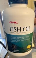 Fish Oil Omega 3 Supplement - lemon flavor