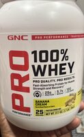 100% Whey Protein Banana Cream