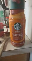 Pumpkin spice latte chilled espresso beverage, pumpkin spice latte