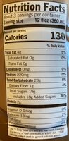 Almond milk caffe mocha caffe latte chilled espresso beverage