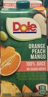 Orange Peach Mango 100% Juice