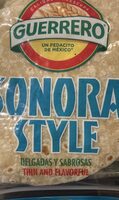 Sonora style flour tortillas