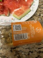 Orange fruit flavored soda
