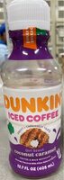 Dunkin Iced coffee Coconut Caramel